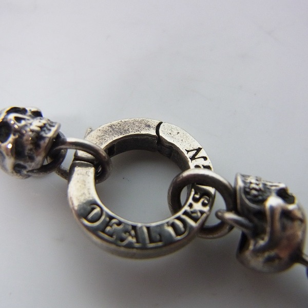 実際に弊社で買取させて頂いたDEAL DESIGN/ディールデザイン スカルズ＆クロスチェーンネックレスの画像 1枚目