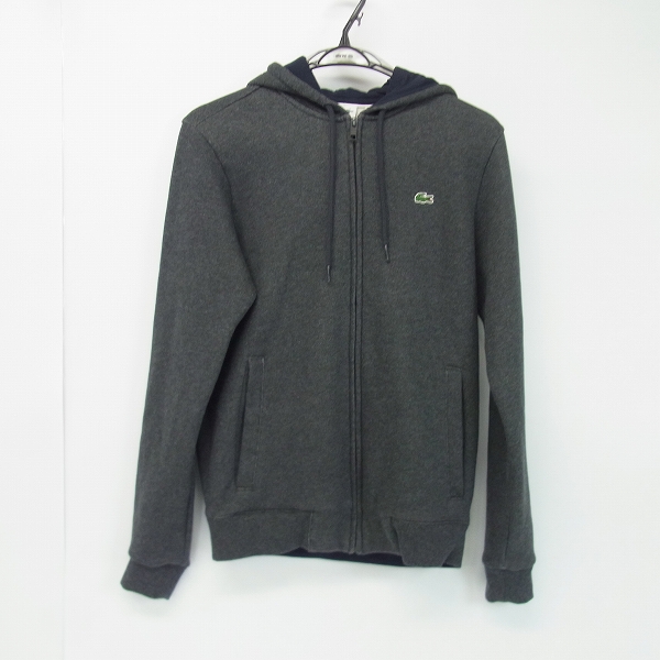 実際に弊社で買取させて頂いたLACOSTE/ラコステ コットンフリース ジップアップパーカー SH9558/XS