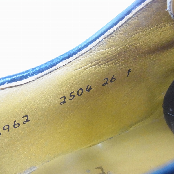 実際に弊社で買取させて頂いたREGAL/リーガル プレーントゥ ビジオネスシューズ 2504/26の画像 5枚目