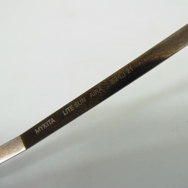 実際に弊社で買取させて頂いたMYKITA/マイキータ LITTE SUN AIRA ツーブリッジ/サングラスの画像 3枚目