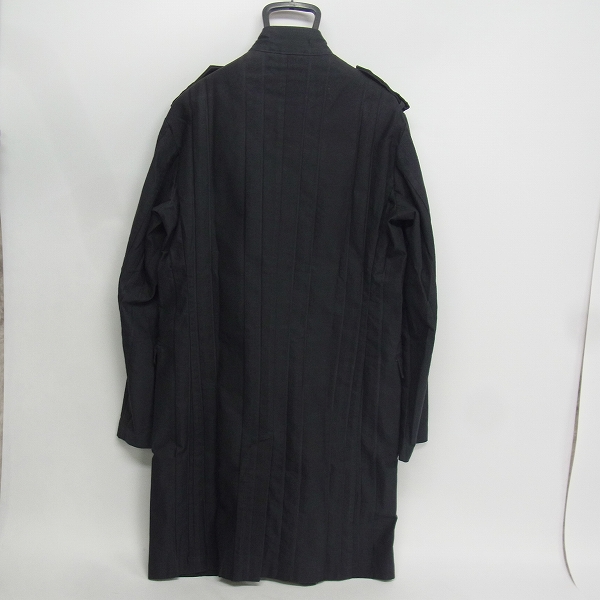 実際に弊社で買取させて頂いたAnn Demeulemeester/アンドゥムルメステール 裏ストライプ ロングコート Mの画像 1枚目