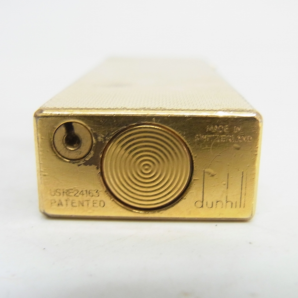 実際に弊社で買取させて頂いたdunhill/ダンヒル サイドローラー ガスライター ゴールドの画像 3枚目