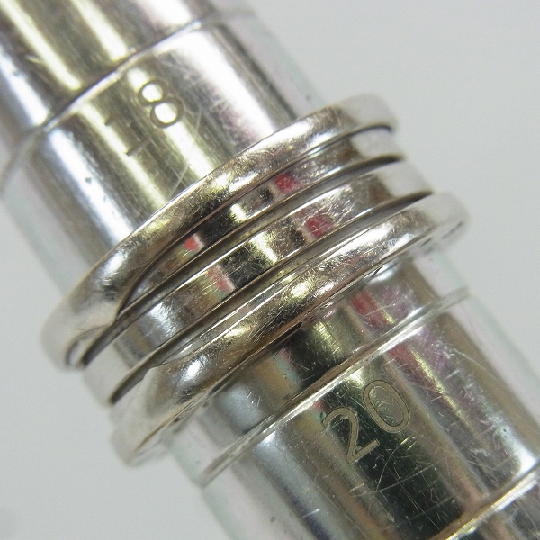 実際に弊社で買取させて頂いたBVLGARI/ブルガリ B-ZERO1/ビーゼロワン K18WG AN191024 3バンドリング 19号/60の画像 4枚目