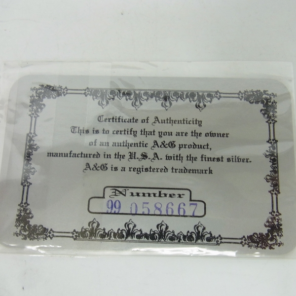 実際に弊社で買取させて頂いた【ギャラ付き】A&G/エー&ジー クロスボール ウォレットチェーン 2クリップ カスタムの画像 6枚目