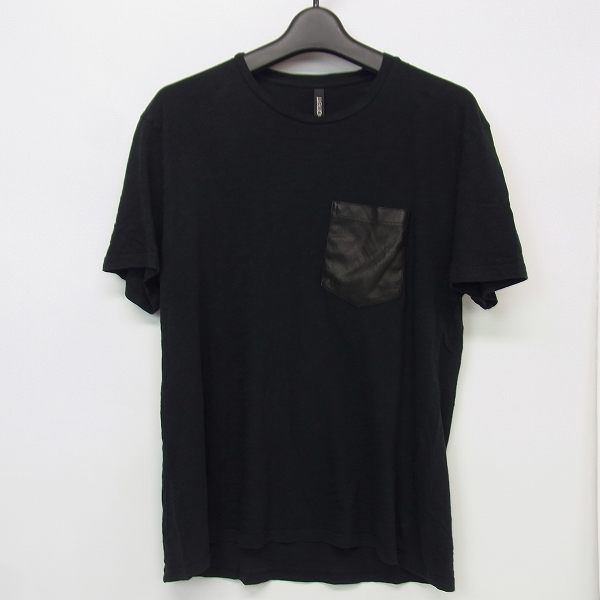 実際に弊社で買取させて頂いたNeil Barrett/ニールバレット 無地胸ポケット付きTシャツ ブラック/M