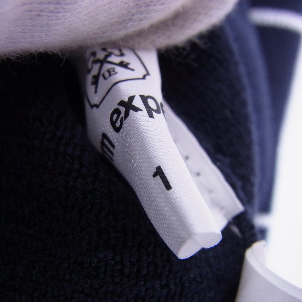 実際に弊社で買取させて頂いたuniform experiment/ユニフォームエクスペリメント 袖柄切替 ウール ニット UE-150095/1の画像 3枚目