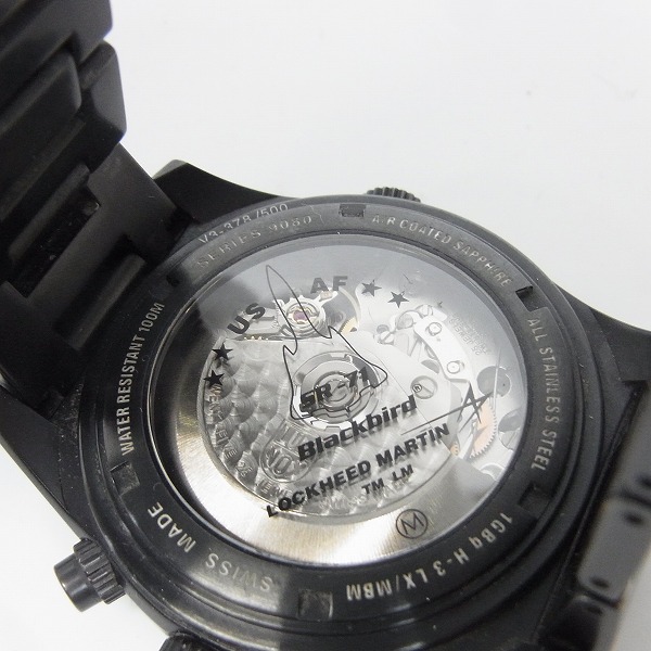 実際に弊社で買取させて頂いたLUMINOX/ルミノックス 世界500本限定 ブラックバード 限定モデル SR-71の画像 3枚目