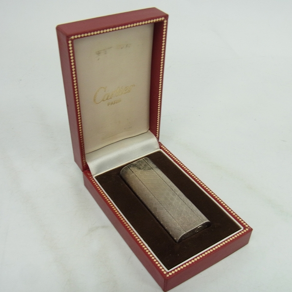 実際に弊社で買取させて頂いたCARTIER/カルティエ ガスライター シルバー ケース付きの画像 5枚目