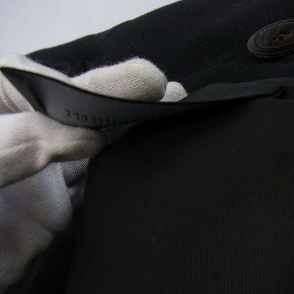 実際に弊社で買取させて頂いたLithium homme/リチウムオム MILIOR ヘビーメルトン Pコート 46の画像 7枚目