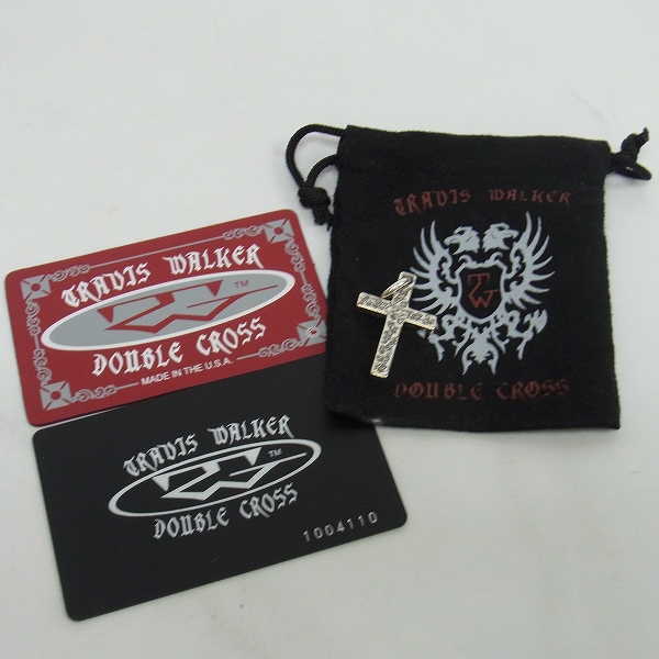 実際に弊社で買取させて頂いた【証明書】TRAVIS WALKER/トラヴィスワーカー TAGGET CROSS PENDANT/ターゲットクロスペンダント/PDS172の画像 5枚目