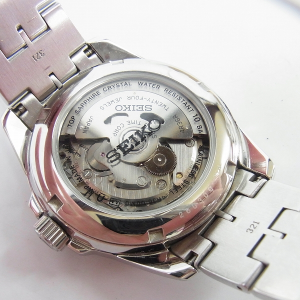 実際に弊社で買取させて頂いたSEIKO/セイコー プレサージュ メカニカル メタルバンド 腕時計/SARY019の画像 3枚目