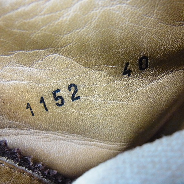 実際に弊社で買取させて頂いたEDIFICE/エディフィス RINGHIO レザーブーツ 1152/40の画像 5枚目