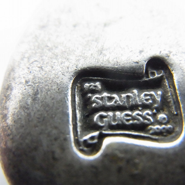 実際に弊社で買取させて頂いたSTANLEYGUESS/スタンリーゲス 雫型 ウッド ネックレストップの画像 4枚目