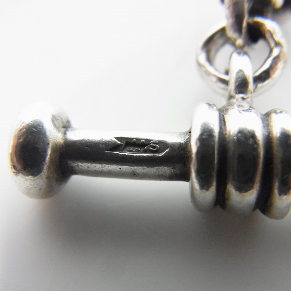 実際に弊社で買取させて頂いたCRAZY PIG/クレイジーピッグ スカルリンク ブレスレット/11リンクの画像 3枚目