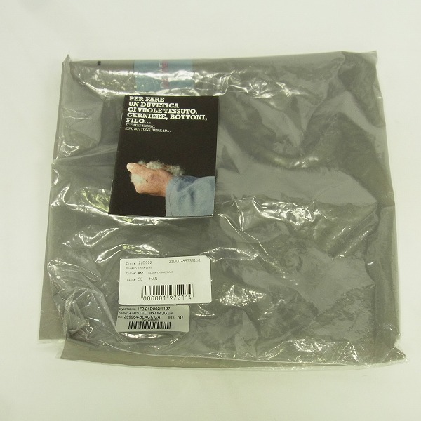 実際に弊社で買取させて頂いた【未使用】HYDROGEN×DUVETICA/ハイドロゲン×デュベティカ   ブラックカモ ダウンベスト 21D002/50の画像 8枚目