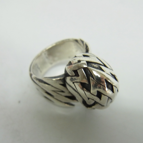 実際に弊社で買取させて頂いたCRAZY PIG/クレイジーピッグ ZAP SKULL/ザップスカルリング 14.5号の画像 4枚目