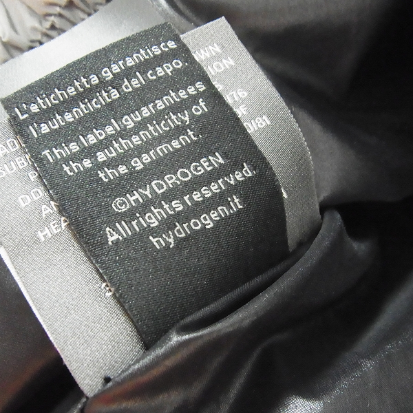 実際に弊社で買取させて頂いたHYDROGEN×DUVETICA/ハイドロゲン×デュベティカ リフレクター ダウンジャケット 21D000/52の画像 5枚目