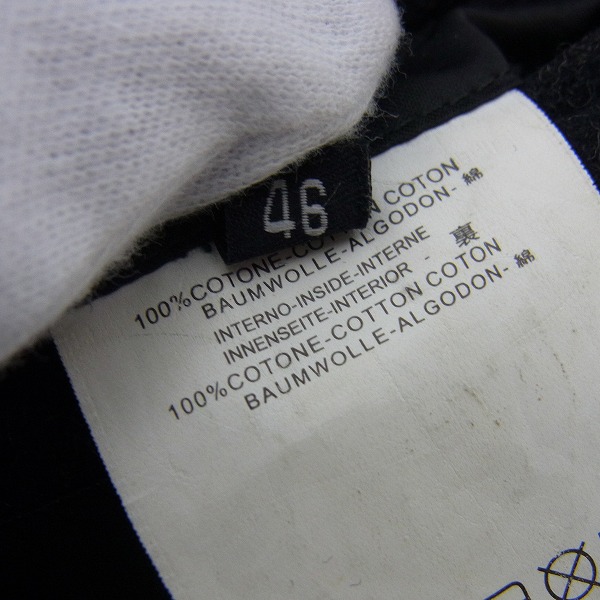 実際に弊社で買取させて頂いたKRISVANASSCHE/クリスヴァンアッシュ パイピング テーラードジャケット/46の画像 4枚目