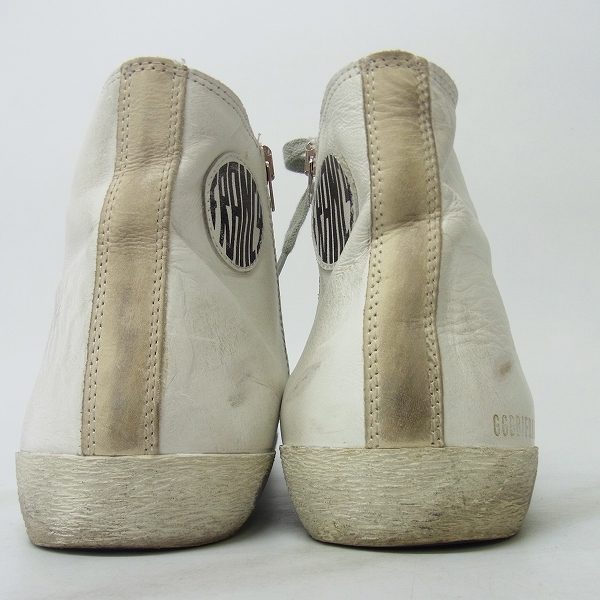 実際に弊社で買取させて頂いたGOLDEN GOOSE/ゴールデングース FRANCY/フランシー サイドジップ ハイカットスニーカー/44の画像 1枚目
