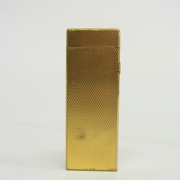 実際に弊社で買取させて頂いたdunhill/ダンヒル サイドローラー ガスライター ゴールドの画像 1枚目