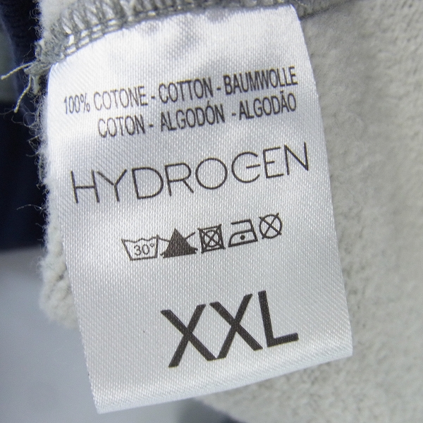 実際に弊社で買取させて頂いたHYDROGEN BRONZAJI/ハイドロゲン ブロンザージ ジップアップパーカー 2XLの画像 3枚目