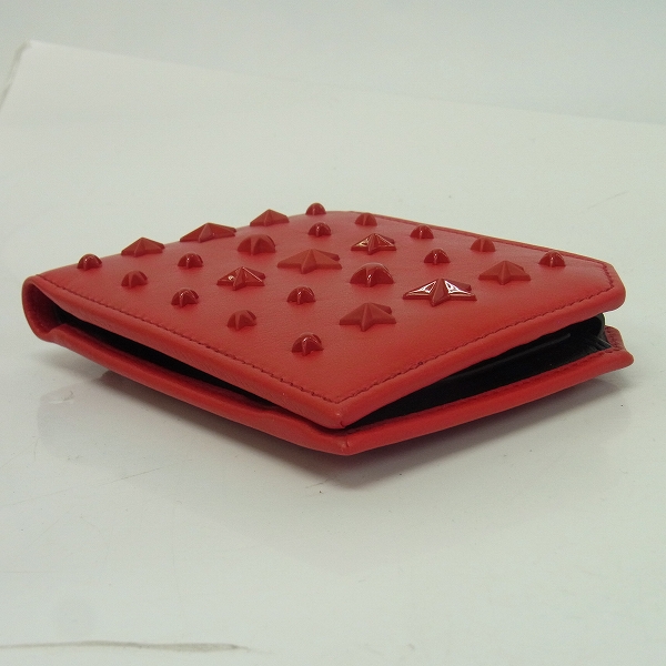 実際に弊社で買取させて頂いたJIMMY CHOO/ジミーチュウ ALBANY/アルバニー スタースタッズ 2つ折り財布/ウォレットの画像 2枚目