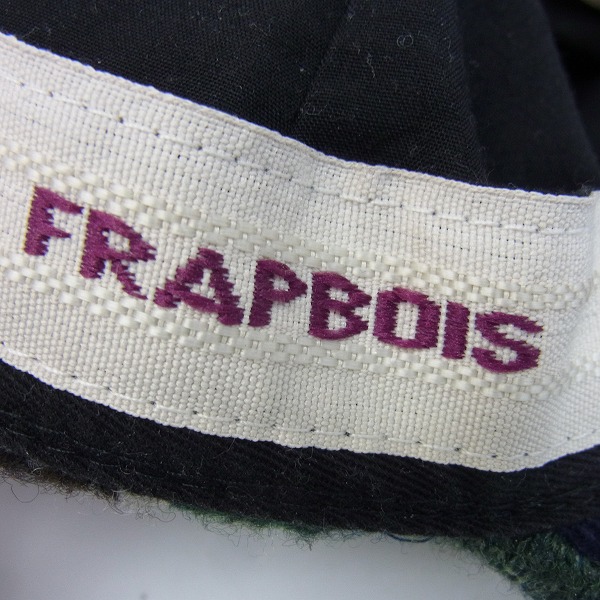 実際に弊社で買取させて頂いたFRAPBOIS/フラボア ツイード ボア ニットキャップ/Ｆの画像 6枚目