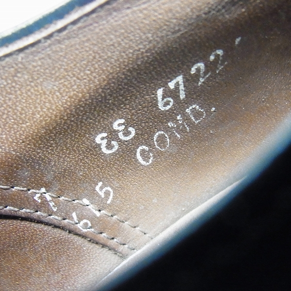 実際に弊社で買取させて頂いたAllen Edmonds/アレンエドモンズ 内羽根 キャップトゥ レザーシューズ 7EEの画像 5枚目