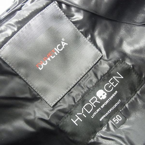実際に弊社で買取させて頂いた【未使用】HYDROGEN×DUVETICA/ハイドロゲン×デュベティカ リフレクター ダウンジャケット 21D000/50の画像 2枚目