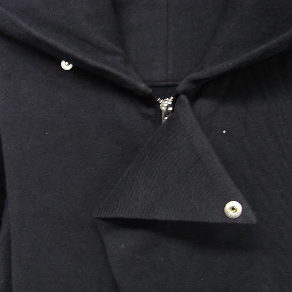 実際に弊社で買取させて頂いたLAD MUSICIAN/ラッドミュージシャン ジップアップ ライダースパーカー 44の画像 2枚目