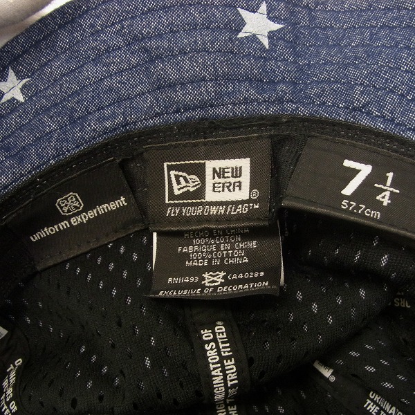 実際に弊社で買取させて頂いたuniform experiment×NEW ERA/ユニフォームエクスペリメント×ニューエラ コラボ ハット 7/1/4の画像 5枚目