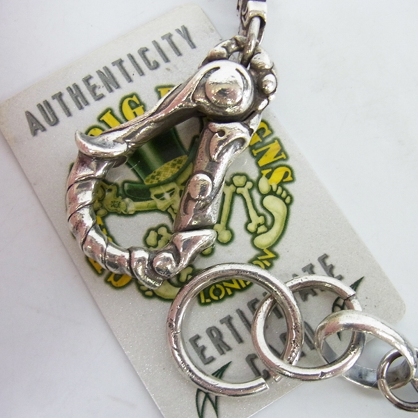 実際に弊社で買取させて頂いたCRAZY PIG/クレイジーピッグ SKULL FOR SKULL ウォレットチェーン