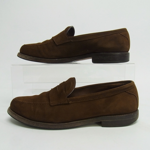 実際に弊社で買取させて頂いたAllen Edmonds/アレンエドモンズ スエード コインローファー 7.5Eの画像 3枚目