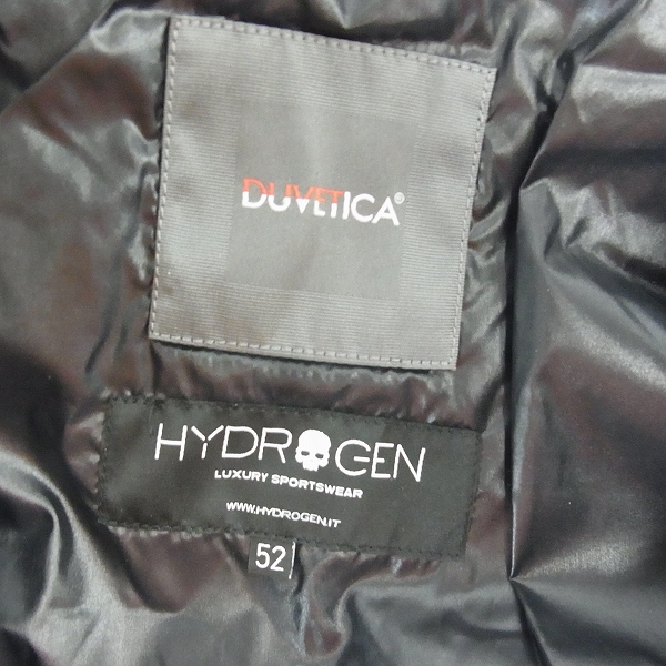 実際に弊社で買取させて頂いたHYDROGEN×DUVETICA/ハイドロゲン×デュベティカ リフレクター ダウンジャケット 21D000/52の画像 2枚目