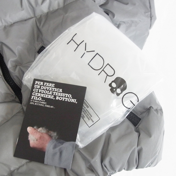 実際に弊社で買取させて頂いた【未使用】HYDROGEN×DUVETICA/ハイドロゲン×デュベティカ リフレクター ダウンジャケット 21D000/52の画像 6枚目
