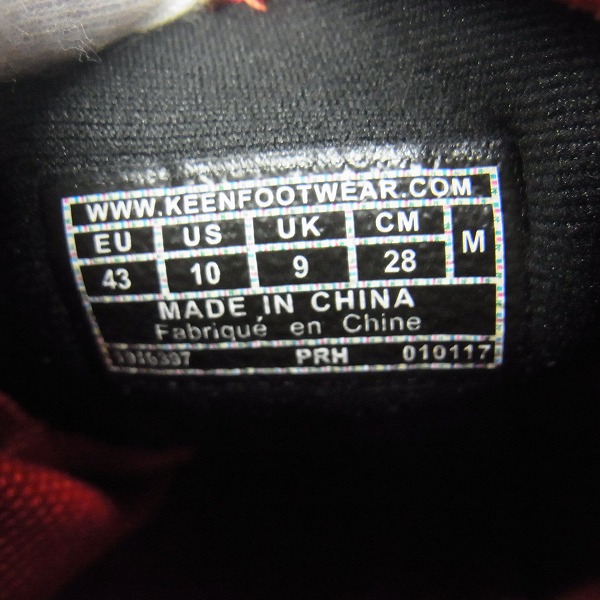 実際に弊社で買取させて頂いたKEEN/キーン トレイルランニングシューズ 1016397/28cmの画像 5枚目