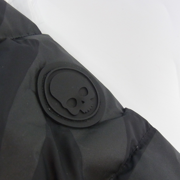実際に弊社で買取させて頂いたHYDROGEN×DUVETICA/ハイドロゲン×デュベティカ ブラックカモ ダウンジャケット 21D004/50の画像 8枚目
