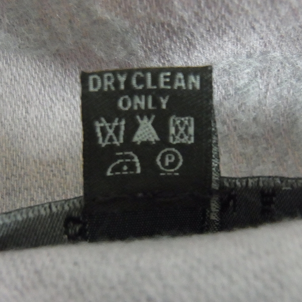 実際に弊社で買取させて頂いたCELINE/セリーヌ ロゴ総柄/フリンジ ウールマフラーの画像 6枚目