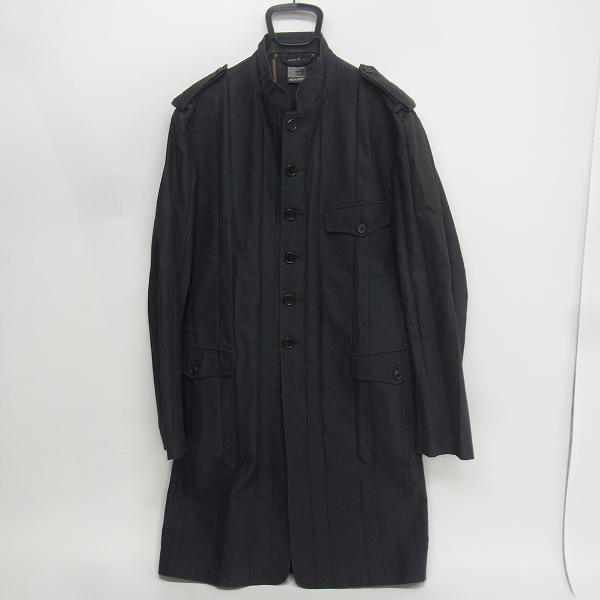 実際に弊社で買取させて頂いたAnn Demeulemeester/アンドゥムルメステール 裏ストライプ ロングコート M