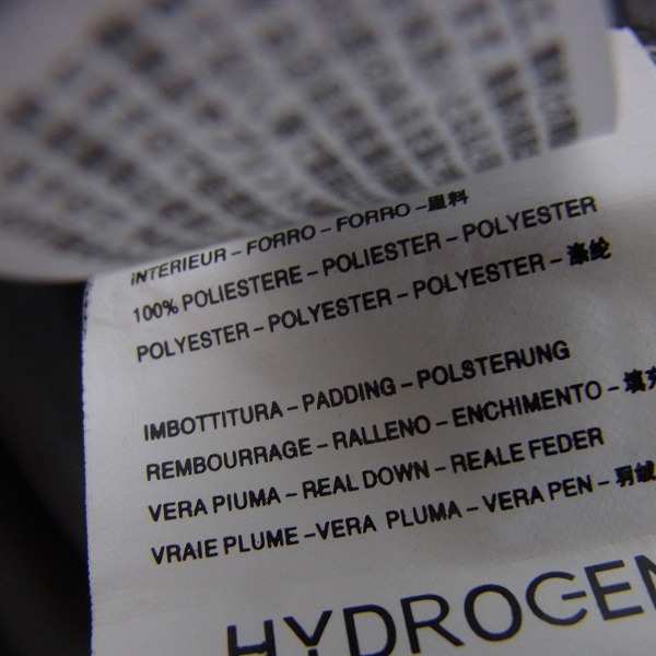 実際に弊社で買取させて頂いたHYDROGEN/ハイドロゲン フード脱着式 スカル刺繍ダウンジャケット/Lの画像 5枚目