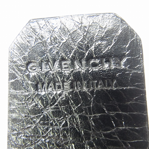 実際に弊社で買取させて頂いたGIVENCHY/ジバンシー カウレザー バックルブレスレットの画像 4枚目