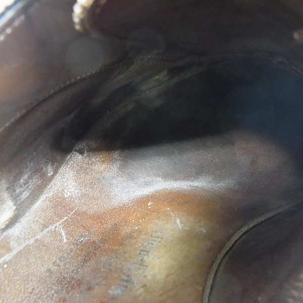 実際に弊社で買取させて頂いたAllen Edmonds/アレンエドモンズ ウィングチップ レザーシューズ 7.5EEの画像 6枚目