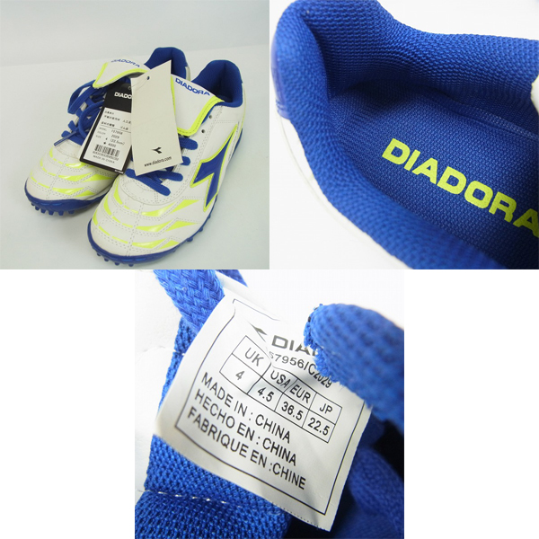 実際に弊社で買取させて頂いたDIADORA/ディアドラ DD-NA 2 R LPU JR/ELEVEN TF JR J他 サッカー/ジュニアスパイク 22.5/3足セットの画像 2枚目
