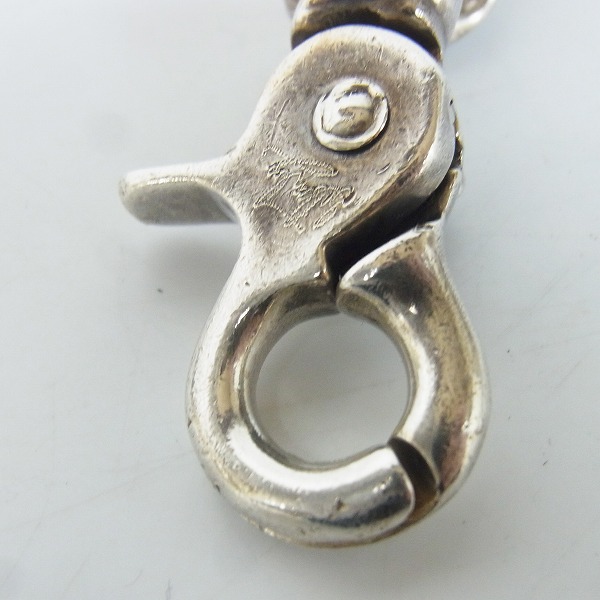 実際に弊社で買取させて頂いた[ギャラ付]STANLEY GUESS/スタンリーゲス 2クリップ ファンシースカルリンク ウォレットチェーンの画像 2枚目