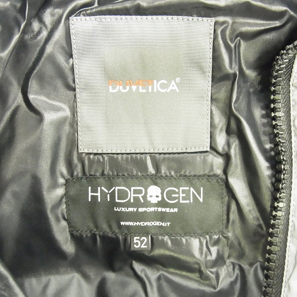 実際に弊社で買取させて頂いた【未使用】HYDROGEN×DUVETICA/ハイドロゲン×デュベティカ リフレクター ダウンジャケット 21D000/52の画像 3枚目