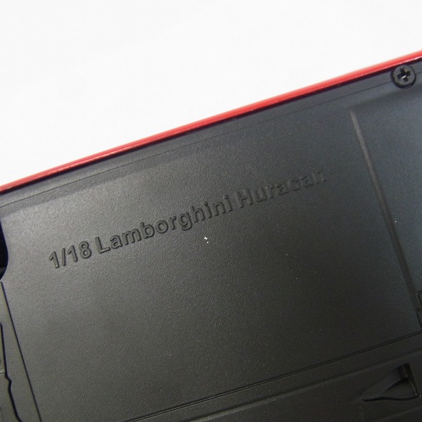 実際に弊社で買取させて頂いた【難有】KYOSHO/京商 Lamborghini Huracan ランボルギーニ ウラカン 1/18 ミニカー 赤の画像 4枚目
