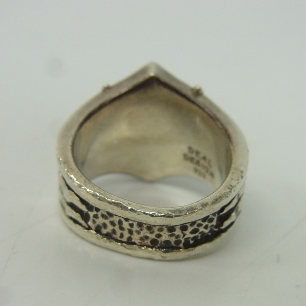 実際に弊社で買取させて頂いたDEAL DESIGN/ディールデザイン スカルリング 17.5号の画像 3枚目