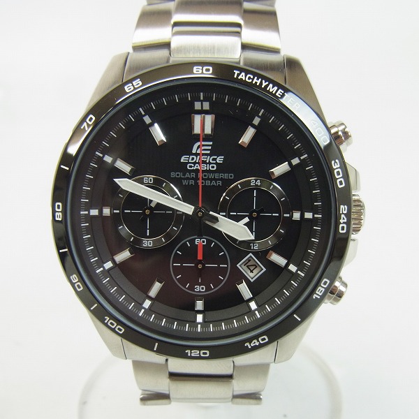 CASIO/カシオ エディフィス ソーラー クロノグラフ EFR-518SBBJ-1AJFの