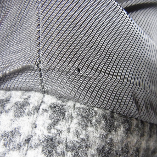 実際に弊社で買取させて頂いたEDIFICE/エディフィス グレンプレイドメルトンショールカラー ジャケット 12-011-300-1005-3-0 Size：44の画像 4枚目