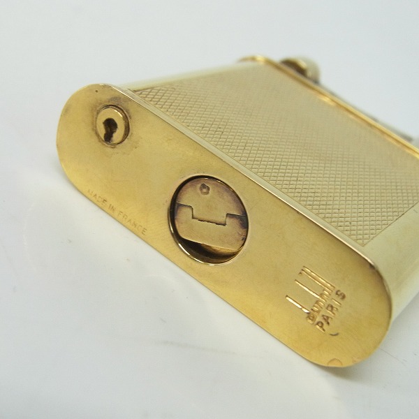実際に弊社で買取させて頂いたdunhill/ダンヒル ユニーク ガスライター ゴールドの画像 2枚目